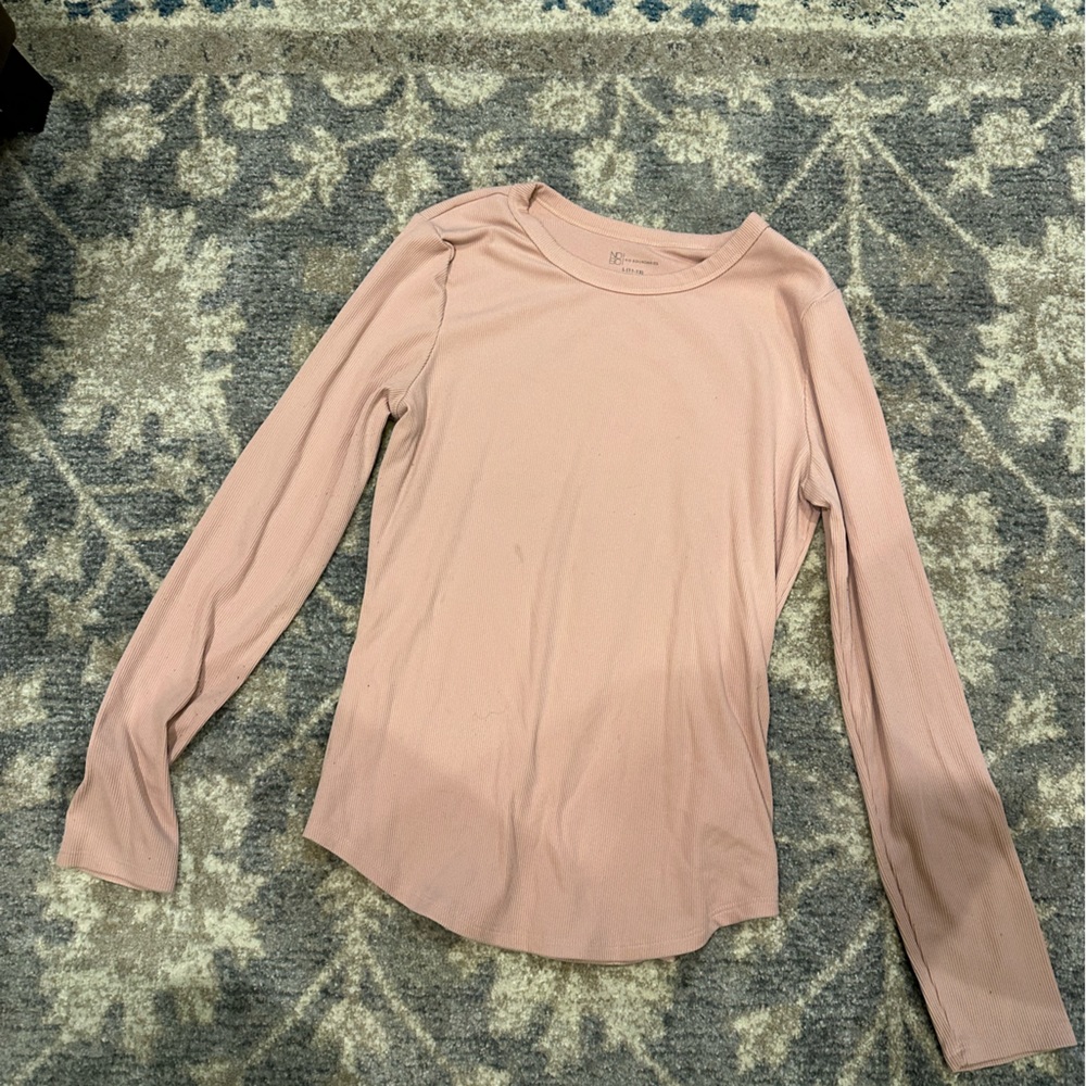 Ribbed long sleeve